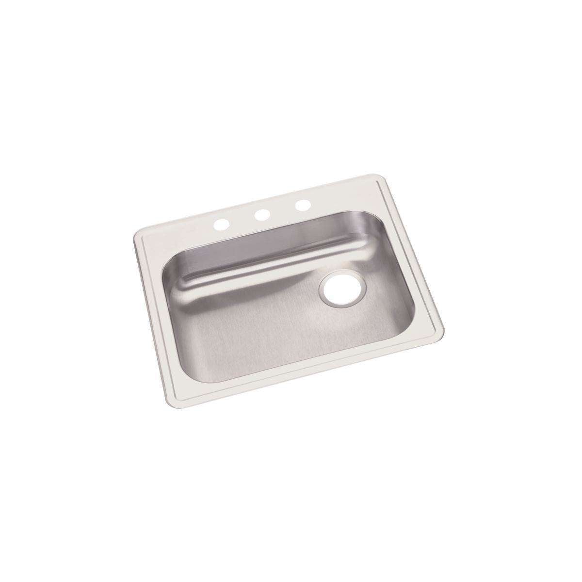 Elkay Dayton Stainless Steel 25" x 22" x 5-3/8", Single Bowl Drop-in Sink GE12522R4