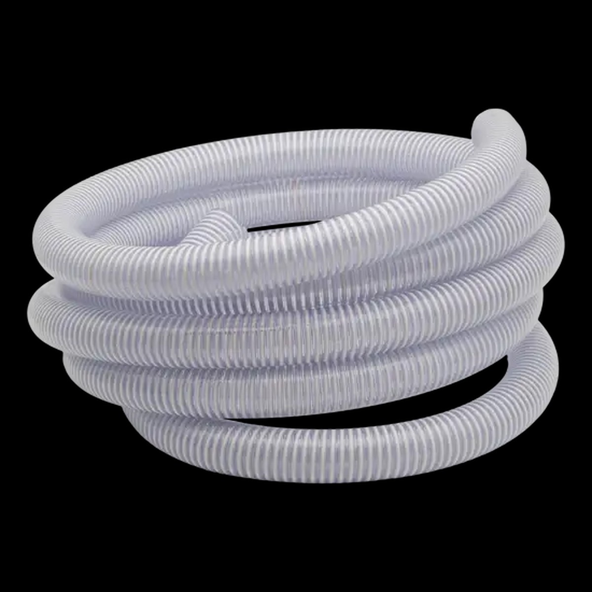 1" x 100' PVC Agricultural Clear/White Suction Hose Roll  OEM Replacement Part