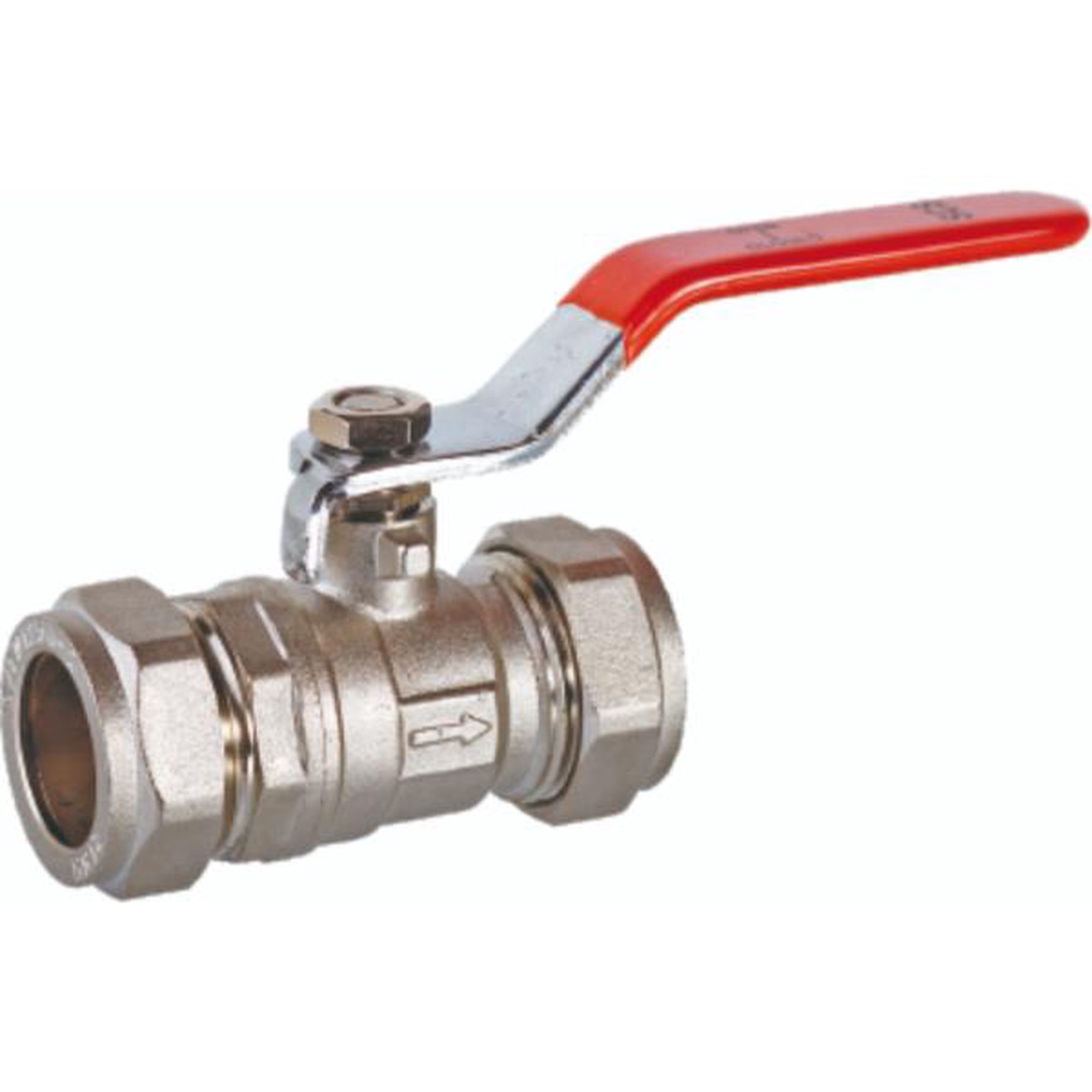 1" Compression Lever Ballvalve - Default