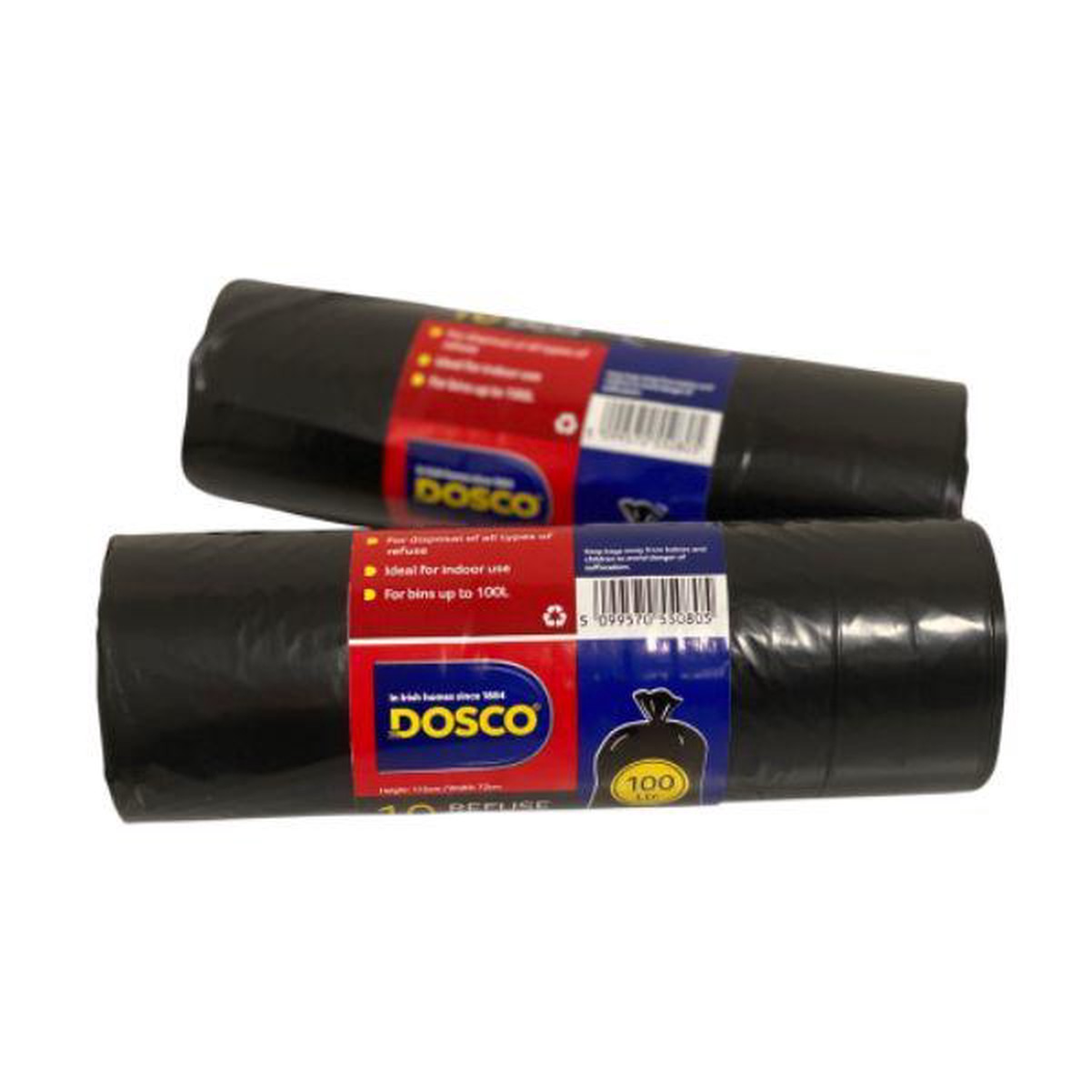 100 Ltr Black Refuse Bags - Default