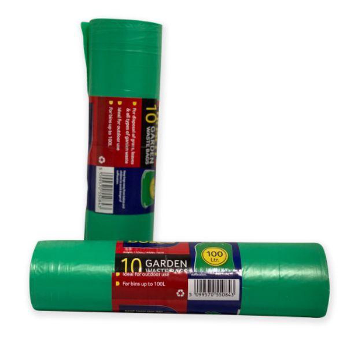 100 Ltr Green Garden Bags - Default