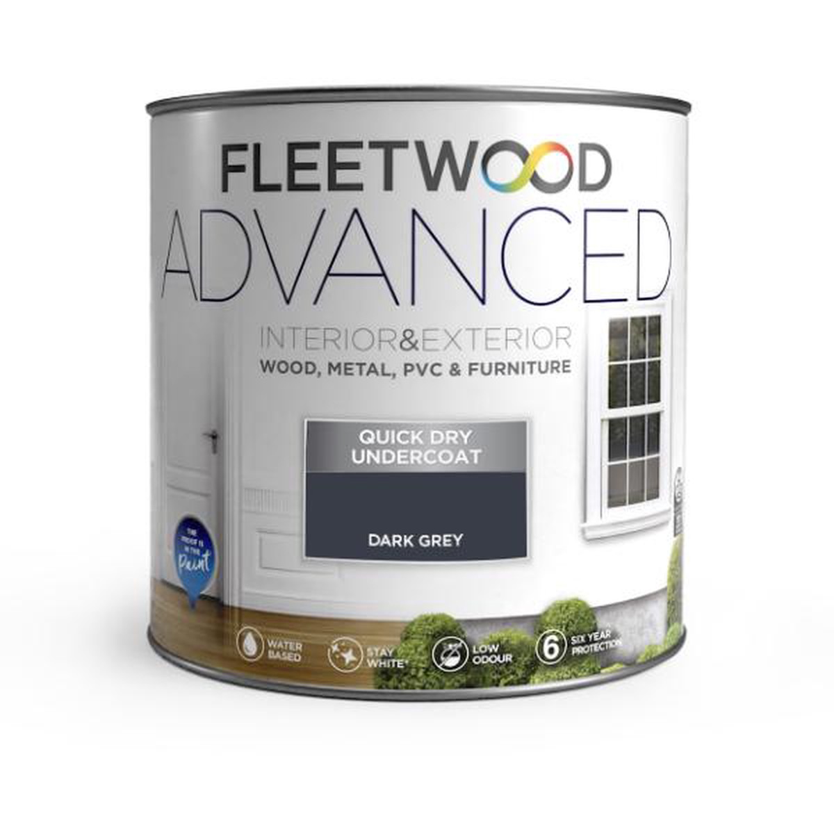 2.5L Advanced Quick Dry Interior/ Exterior Undercoat Dark grey - Default