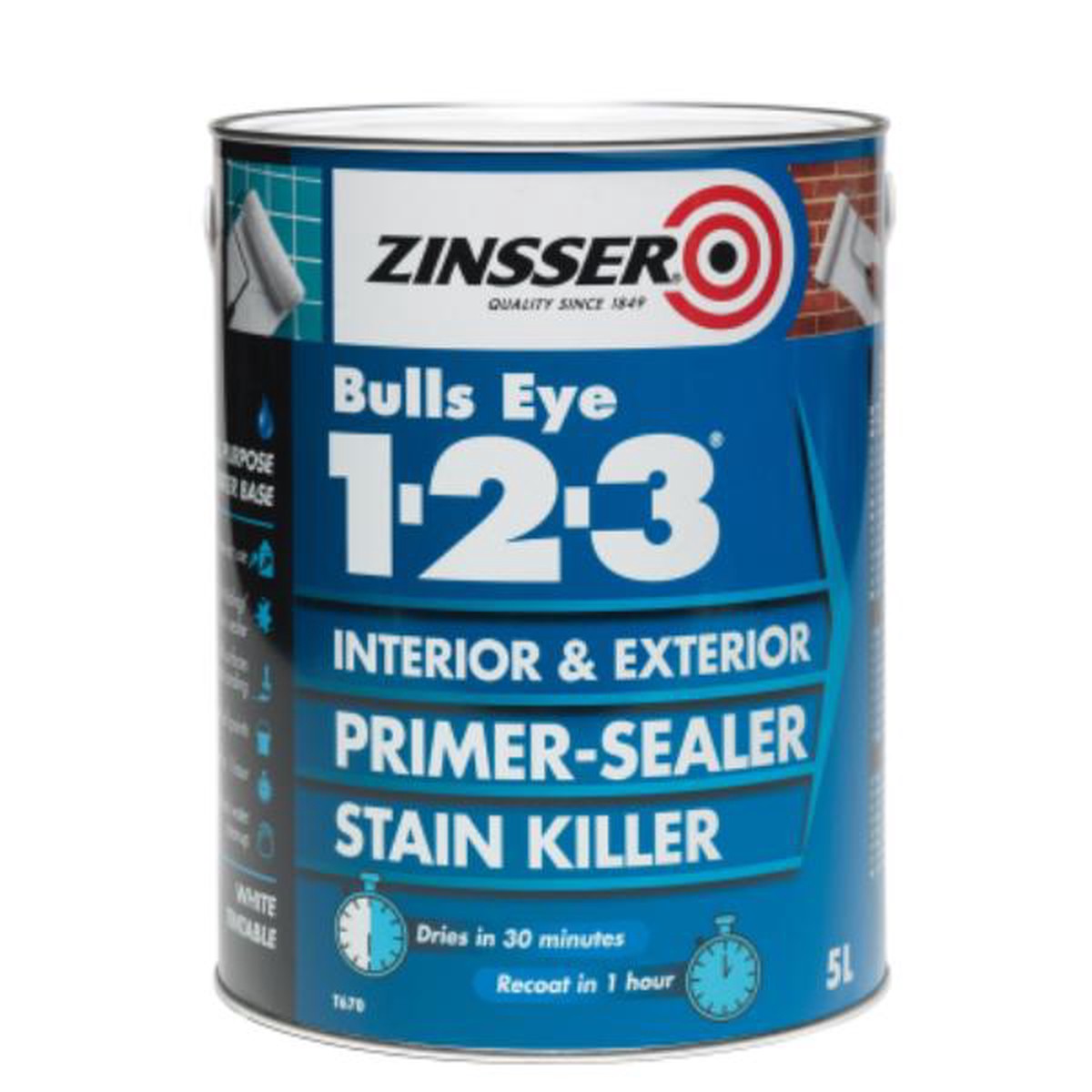 Zinsser Bulls Eye 1-2-3 Primer Sealer (10L) - Default