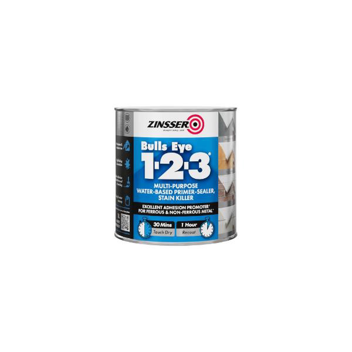 Zinsser Bulls Eye 1-2-3 Primer Sealer 1L - Default