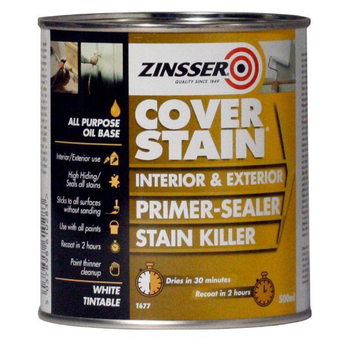 Zinsser Cover Stain Primer Sealer 500ml - Default