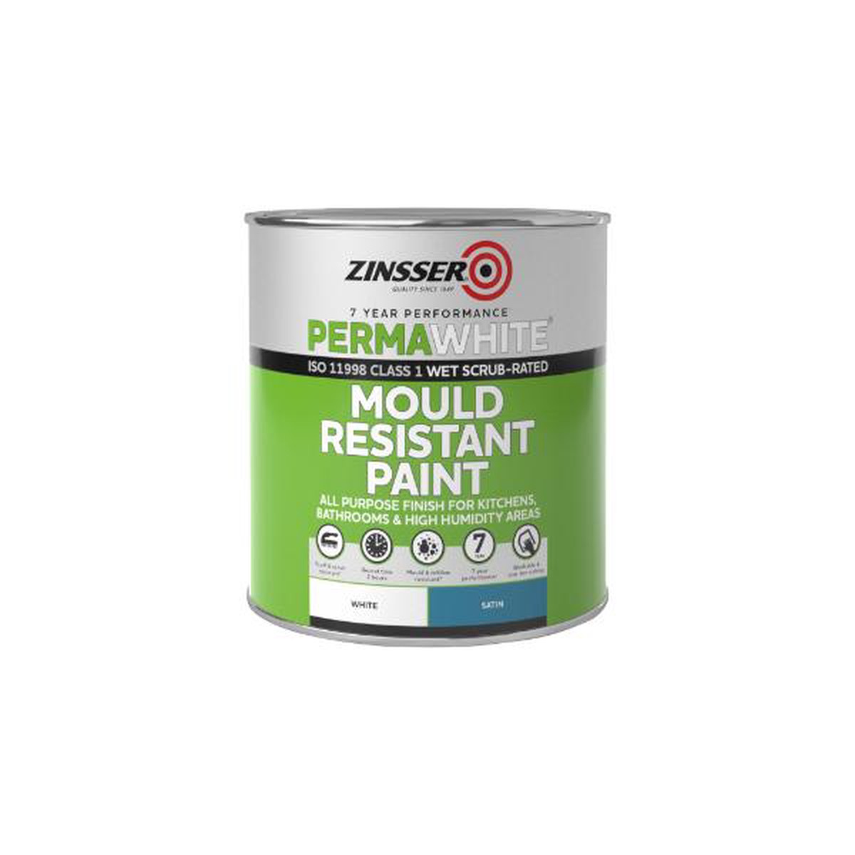 Zinsser Perma White Interior Satin 1L - Default