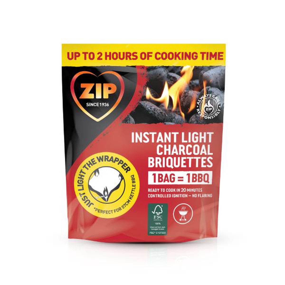 Zip Instant Light Briquettes - Default