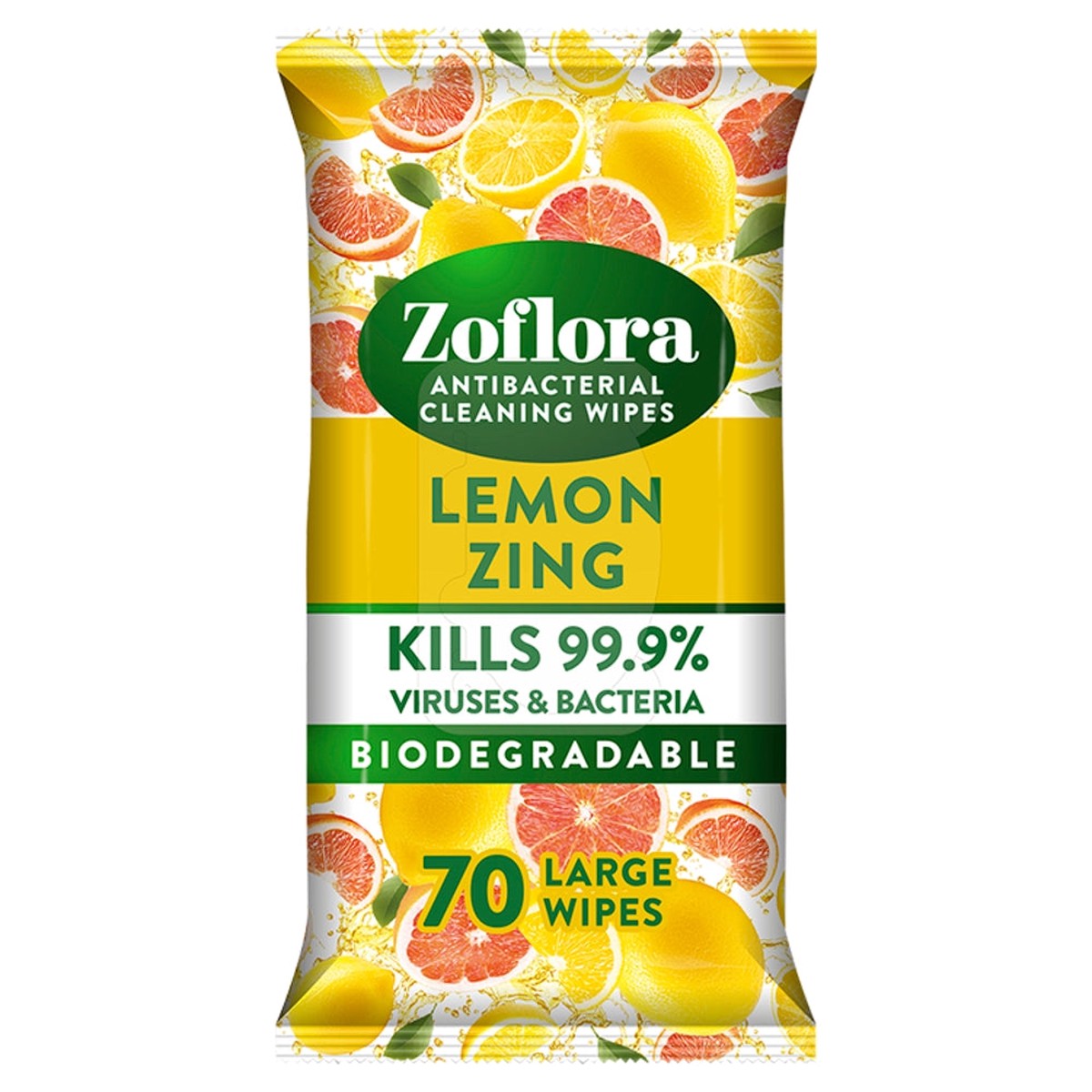 Zoflora Lemon Zing 70 Wipes - Default