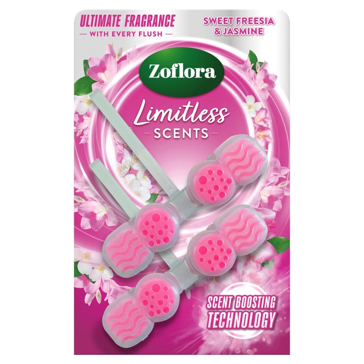 Zoflora Rim Block Cleaner Sweet Freesia & Jasmine 2 blocks - Default
