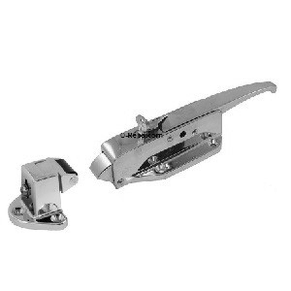 (A3-1) Kason 58 Door latch flush with key Chrome